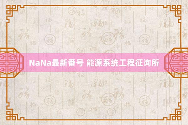 NaNa最新番号 能源系统工程征询所