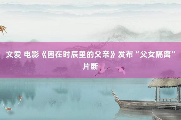 文爱 电影《困在时辰里的父亲》发布“父女隔离”片断