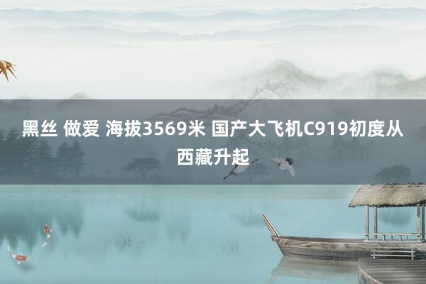 黑丝 做爱 海拔3569米 国产大飞机C919初度从西藏升起