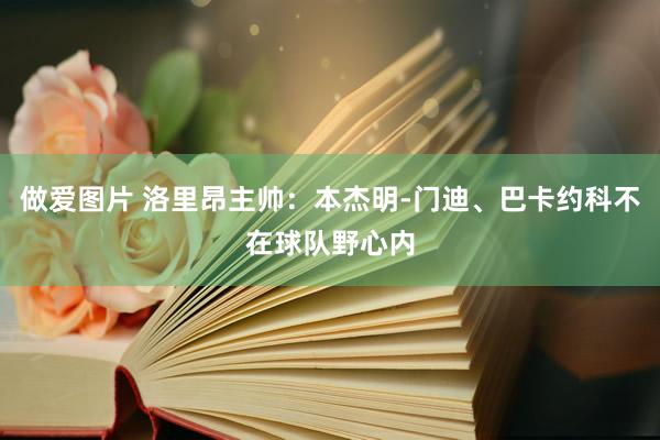 做爱图片 洛里昂主帅：本杰明-门迪、巴卡约科不在球队野心内